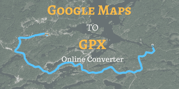 map to gpx converter